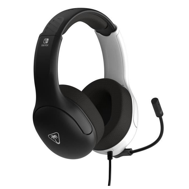 Casque gaming filaire - TURTLE BEACH - TBS-8003-05 - Airlite Fit - Sous licence officielle Nintendo pour Switch™ 2 - Noir & Bl