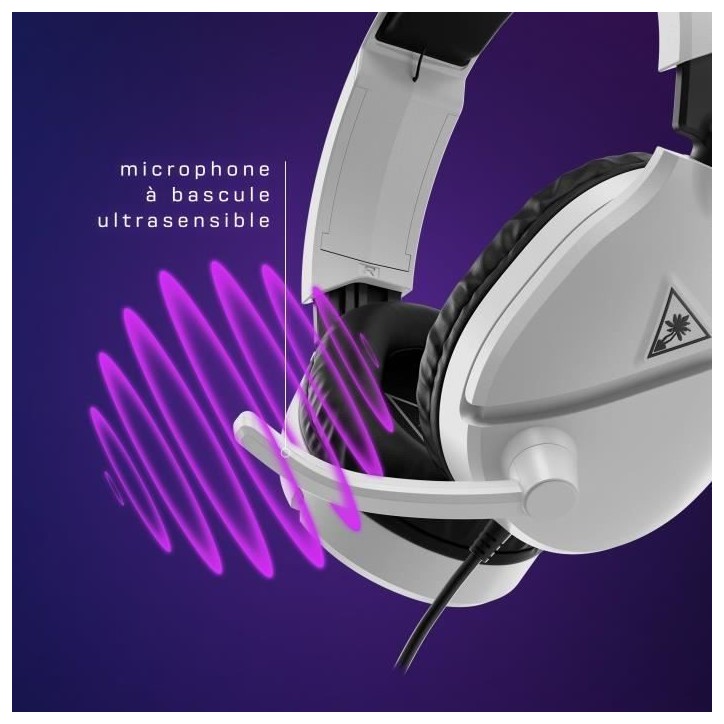 Casque de gaming multi-plateforme - TURTLE BEACH - Recon 70P - Blanc