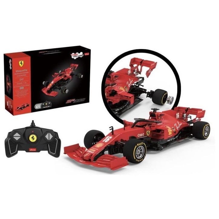 Kit Montage Ferrari SF 1000 - TURBO CHALLENGE - Voiture Télécommandée - Rouge - 1/16