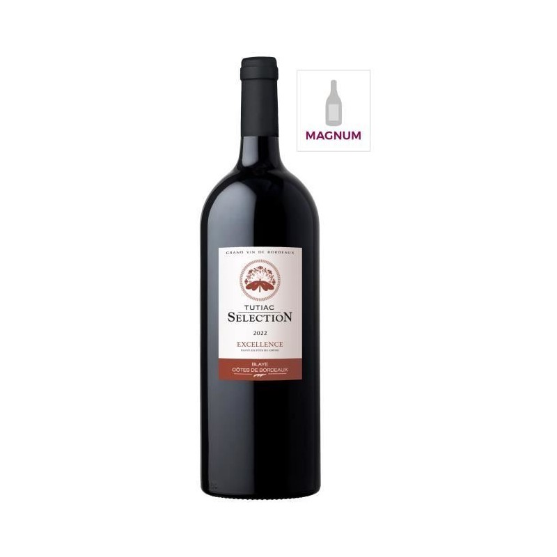 Magnum Tutiac Sélection Excellence 2022 Blaye Côtes de Bordeaux - Vi