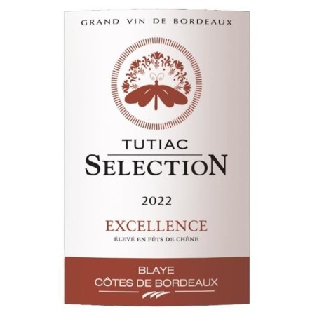 Magnum Tutiac Sélection Excellence 2022 Blaye Côtes de Bordeaux - Vin rouge de Bordeaux