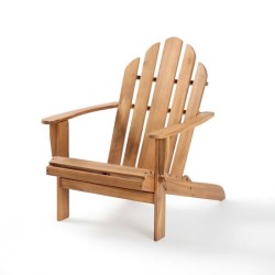 Fauteuil de jardin pliable en bois d'Acacia FSC - 72,5 x 89,5 x H.94 c
