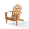 Fauteuil de jardin pliable en bois d'Acacia FSC - 72,5 x 89,5 x H.94 c