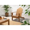 Fauteuil de jardin pliable en bois d'Acacia FSC - 72,5 x 89,5 x H.94 c