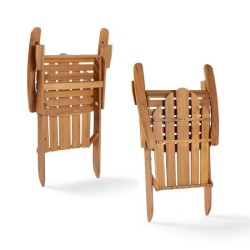 Fauteuil de jardin pliable en bois d'Acacia FSC - 72,5 x 89,5 x H.94 c