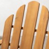 Fauteuil de jardin pliable en bois d'Acacia FSC - 72,5 x 89,5 x H.94 c