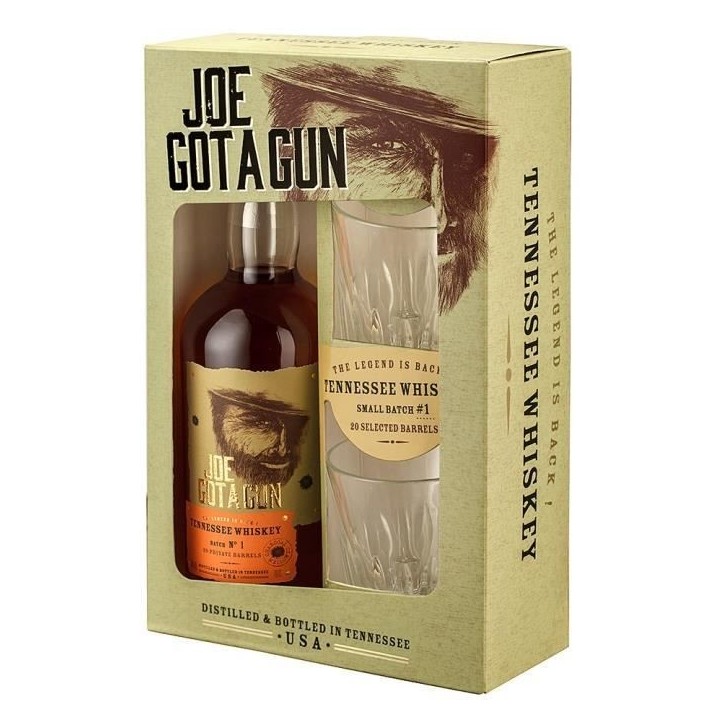 Joe Got A Gun - Small Batch - Coffret + 2 Verres - Whisky - 70cl - 40,0% Vol.
