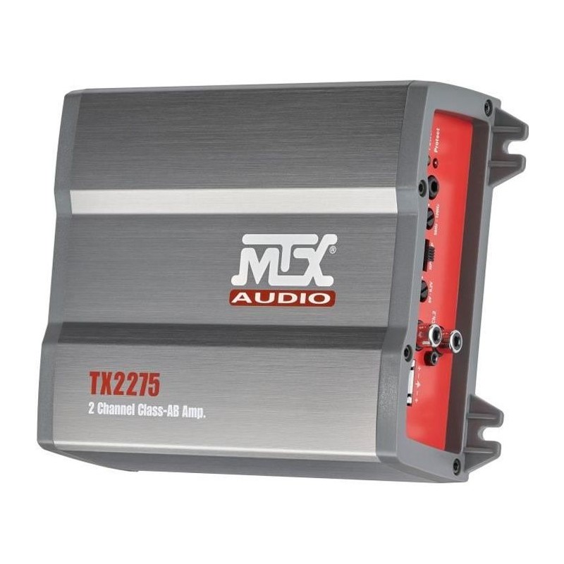 MTX TX2275 Amplificateur voiture 2x110W RMS 2 ou 1x220W RMS 4 Filtres MTX TX2275 Amplificateur voiture 2x110W RMS 2 ou 1x220W RMS 4 Filtres