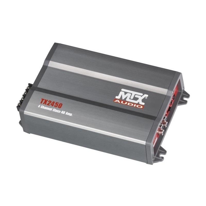 Amplificateur - MTX AUDIO - 4 canaux classe-AB 4x50Wrms - 4O ou 4x 75W Amplificateur - MTX AUDIO - 4 canaux classe-AB 4x50Wrms - 4O ou 4x 75W