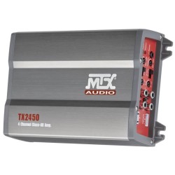 Amplificateur - MTX AUDIO - 4 canaux classe-AB 4x50Wrms - 4O ou 4x 75Wrms - 2O avec filtre actif variable