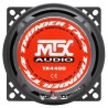 MTX TX440C Haut-parleurs voiture Coaxiaux 2 voies 10cm 60W RMS 4 membr