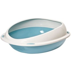 Bac a litiere - AIMÉ - Oval avec rebord amovible - Pour Chat - 45 x 3