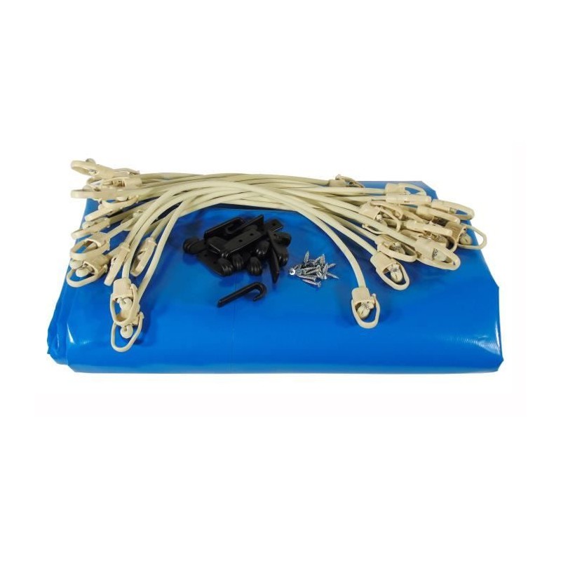 Bâche d'hiver pour piscine bois - UBBINK - Rectangulaire 250x450 - 55 Bâche d'hiver pour piscine bois - UBBINK - Rectangulaire 250x450 - 55