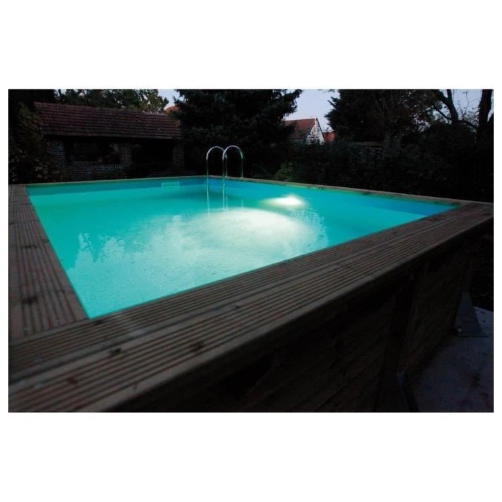 Spot LED 350 blanc pour piscines bois UBBINK - ABS - IP68 - 24W - 12VAC/50Hz - Garantie 2 ans