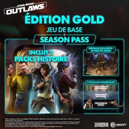Star Wars Outlaws - Édition Gold • Jeu Nintendo Switch 2