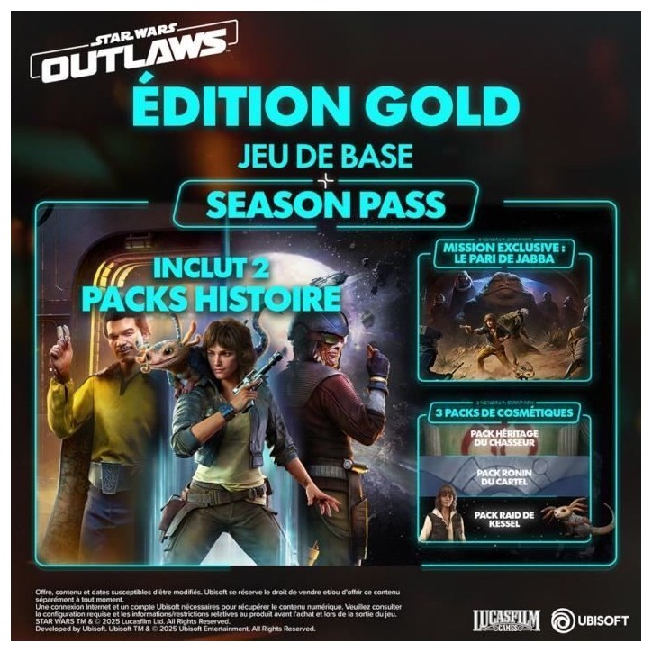 Star Wars Outlaws - Édition Gold • Jeu Nintendo Switch 2 Star Wars Outlaws - Édition Gold • Jeu Nintendo Switch 2