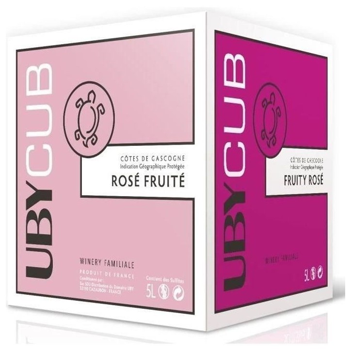BIB 5L UBY CUB Côtes de Gascogne vin rosé 2024