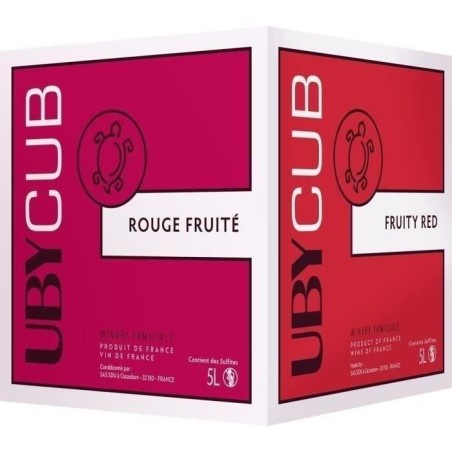 BIB 5L UBY CUB Vin de France vin rouge 2024