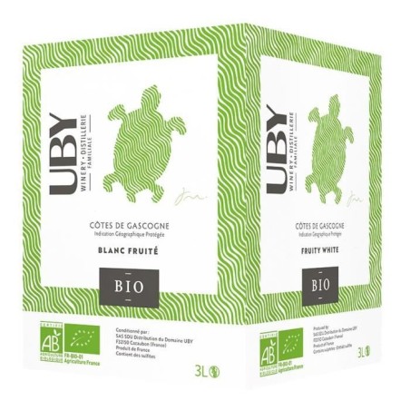 BIB UBY Côtes de Gascogne - Vin blanc du Sud Ouest - 3L