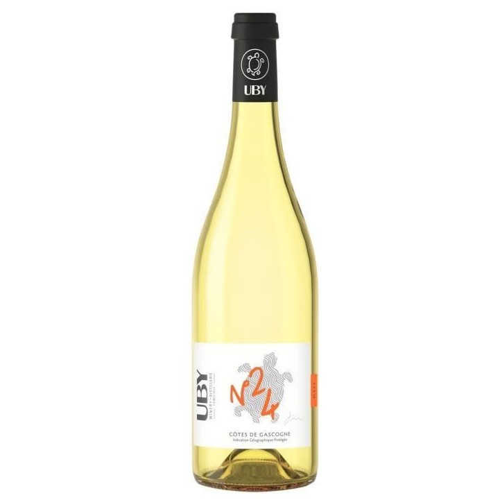 Uby Bio n°24 Gros Manseng Doux Côtes de Gascogne - Vin blanc des Côtes de Gascogne- 2024
