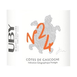 Uby Bio n°24 Gros Manseng Doux Côtes de Gascogne - Vin blanc des Cô