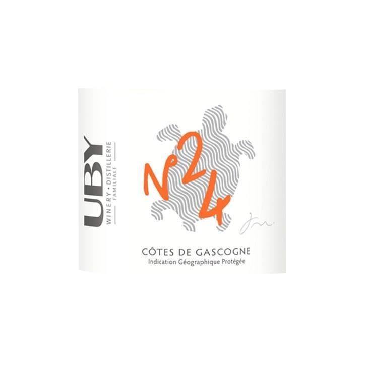 Uby Bio n°24 Gros Manseng Doux Côtes de Gascogne - Vin blanc des Côtes de Gascogne- 2024