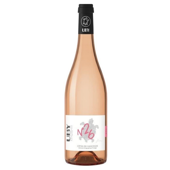 Domaine Uby Bio N°26 Côtes de Gascogne - Vin rosé du Sud - Bio 2024