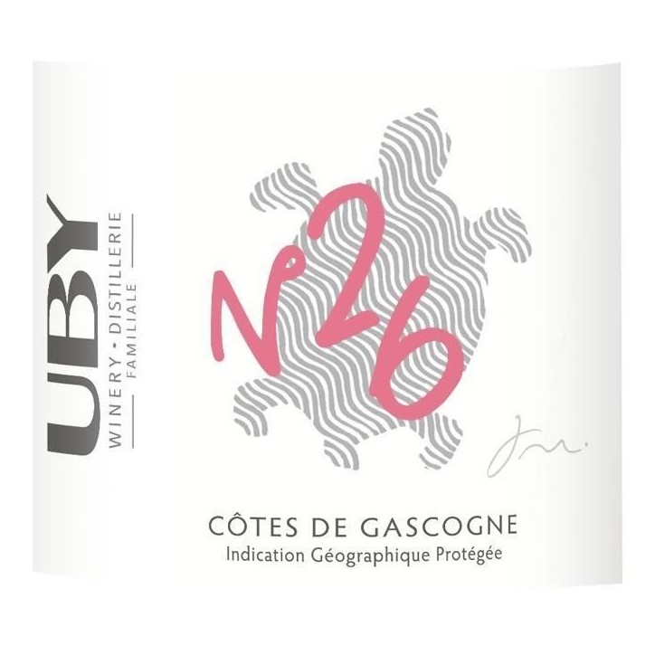 Domaine Uby Bio N°26 Côtes de Gascogne - Vin rosé du Sud - Bio 2024