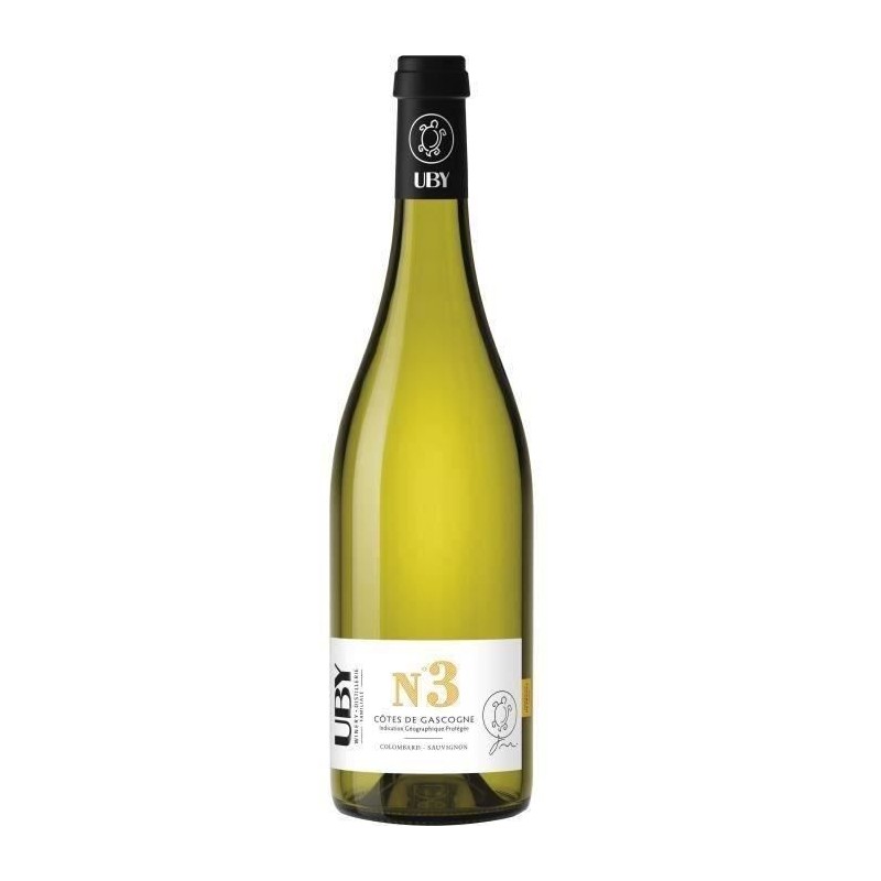 UBY N°3 Côtes de Gascogne Colombard Sauvignon Blanc 2024 UBY N°3 Côtes de Gascogne Colombard Sauvignon Blanc 2024