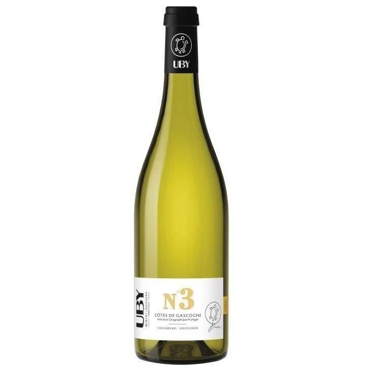 UBY N°3 Côtes de Gascogne Colombard Sauvignon Blanc 2024 UBY N°3 Côtes de Gascogne Colombard Sauvignon Blanc 2024