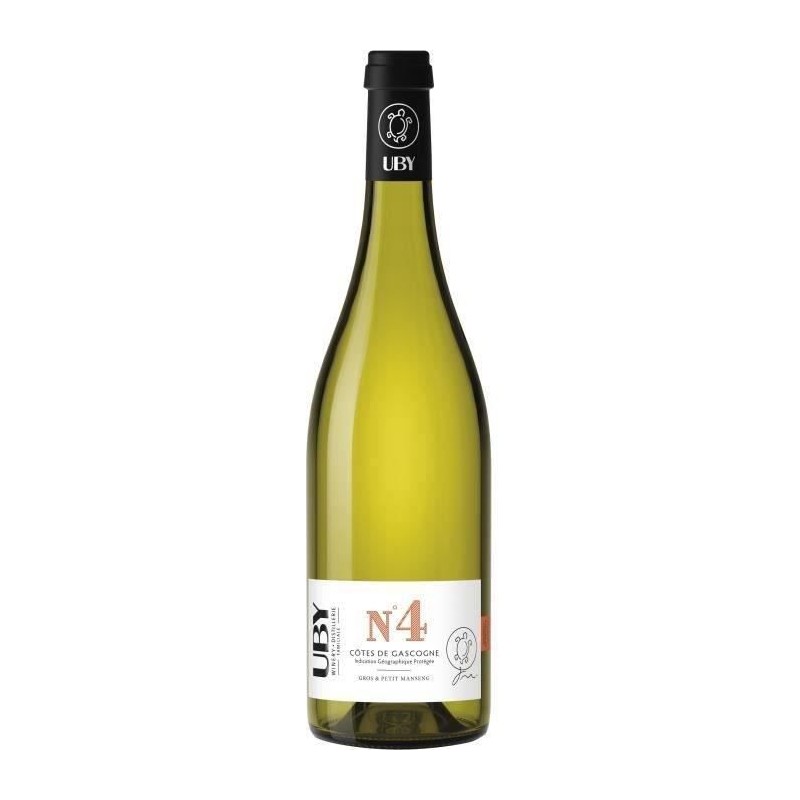 UBY N°4 Gros et Petit Manseng - Vin blanc des Côtes de Gascogne 2024 UBY N°4 Gros et Petit Manseng - Vin blanc des Côtes de Gascogne 2024