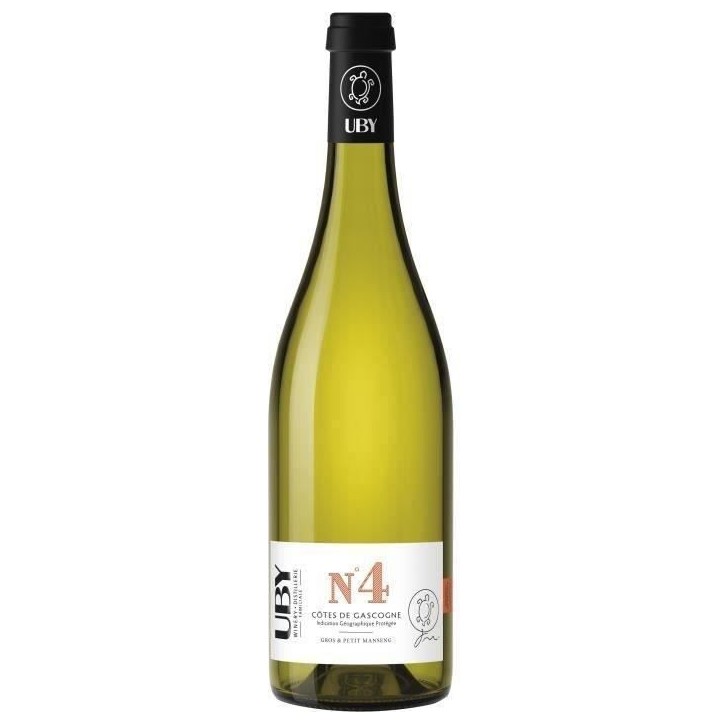 UBY N°4 Gros et Petit Manseng - Vin blanc des Côtes de Gascogne 2024 UBY N°4 Gros et Petit Manseng - Vin blanc des Côtes de Gascogne 2024