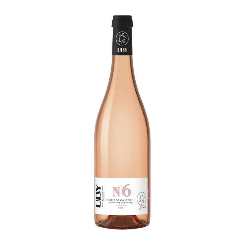 UBY N°6 Côtes de Gascogne Rosé - Vin rosé-2024 UBY N°6 Côtes de Gascogne Rosé - Vin rosé-2024