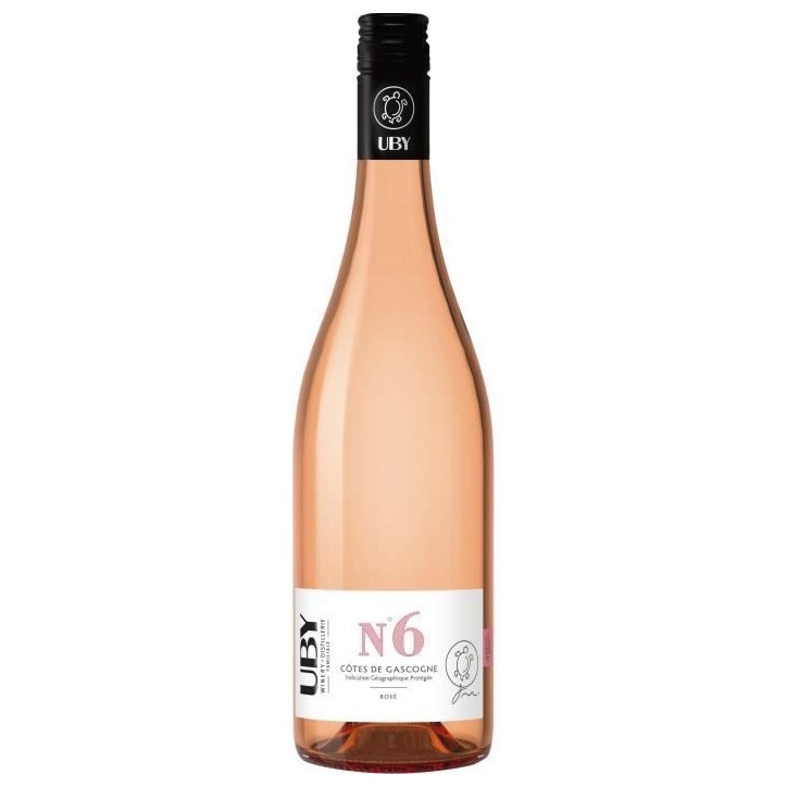 UBY N°6 Côtes de Gascogne Rosé - Vin rosé-2024