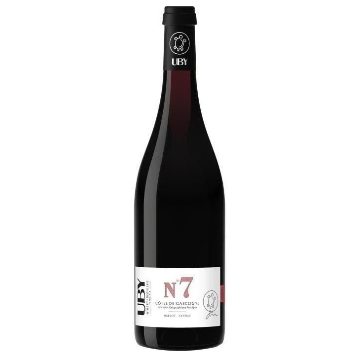 UBY N°7 Côtes de Gascogne - Vin rouge 2024 du Sud Ouest 2023