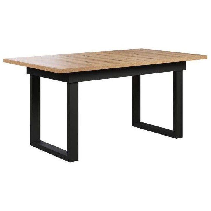 Table a manger - Universal - Chene - Rectangulaire - En MDF - Scandinave - 6 a 10 personnes - 160-200 x 76 x 80 cm - Trendteam