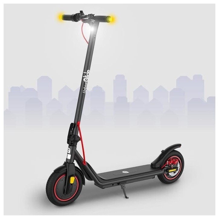 Trottinette électrique - URBANGLIDE - 85 Lite - Roues 8.5 - 36V - 400W - Autonomie 20 km - Frein a disque - Clignotants - Feu s Trottinette électrique - URBANGLIDE - 85 Lite - Roues 8.5 - 36V - 400W - Autonomie 20 km - Frein a disque - Clignotants - Feu s