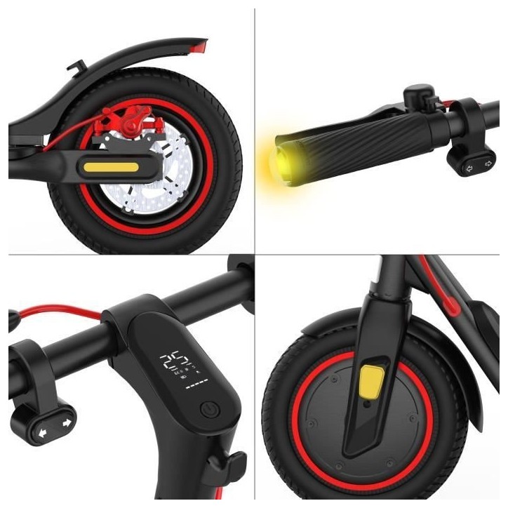 Trottinette électrique - URBANGLIDE - 85 Lite - Roues 8.5 - 36V - 400W - Autonomie 20 km - Frein a disque - Clignotants - Feu s Trottinette électrique - URBANGLIDE - 85 Lite - Roues 8.5 - 36V - 400W - Autonomie 20 km - Frein a disque - Clignotants - Feu s