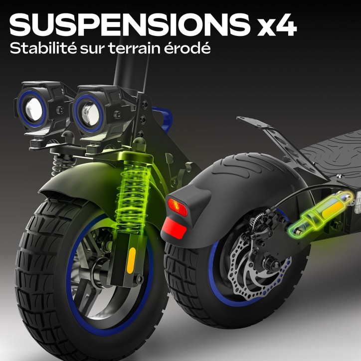 Trottinette électrique - URBANGLIDE - ECROSS ONE - 800 W - Pneus 10 - Max 25 km/h - Autonomie jusqu'a 50 km Trottinette électrique - URBANGLIDE - ECROSS ONE - 800 W - Pneus 10 - Max 25 km/h - Autonomie jusqu'a 50 km