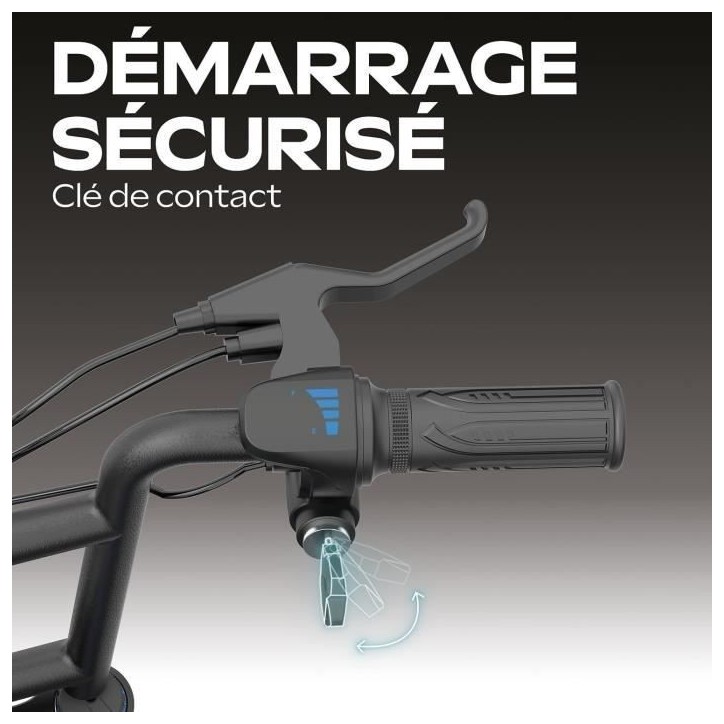 Draisienne électrique - URBANGLIDE - Thunder 160 - 400W - 16 - Adulte - Pliable - Gris Draisienne électrique - URBANGLIDE - Thunder 160 - 400W - 16 - Adulte - Pliable - Gris