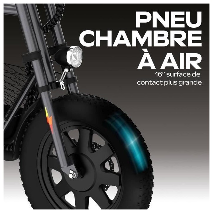 Draisienne électrique - URBANGLIDE - Thunder 160 - 400W - 16 - Adulte - Pliable - Gris Draisienne électrique - URBANGLIDE - Thunder 160 - 400W - 16 - Adulte - Pliable - Gris