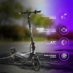 Trottinette électrique - URBANGLIDE - 85 Evo - 300 W - Pneus 8,5 - Ma