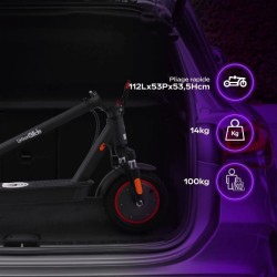Trottinette électrique pliable - URBANGLIDE RIDE - 100 MAX 2 - 350W -
