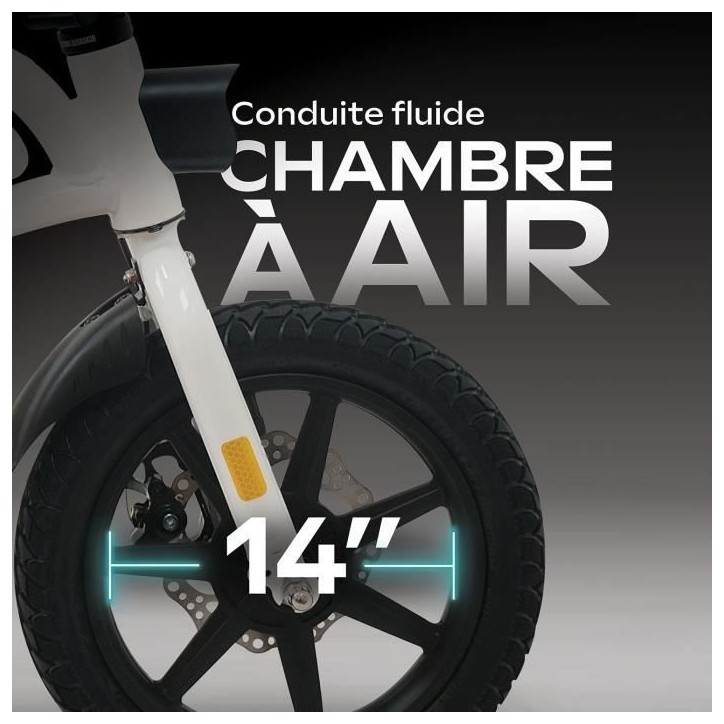 Draisienne électrique - URBANGLIDE - BIKE 140 WHITE - 36V - 350W - Pneus 14 - Autonomie 18KM - Vitesse max 25KM/h Draisienne électrique - URBANGLIDE - BIKE 140 WHITE - 36V - 350W - Pneus 14 - Autonomie 18KM - Vitesse max 25KM/h