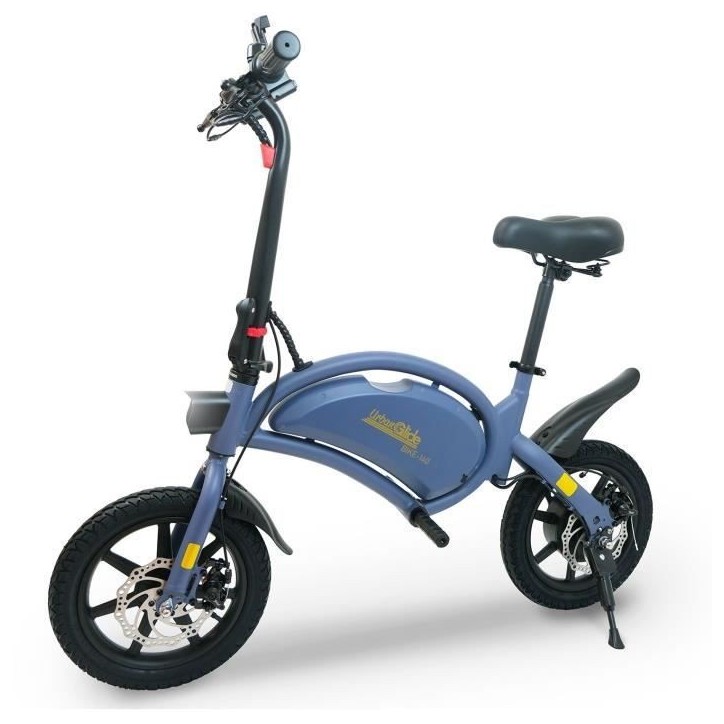 Draisienne électrique - URBANGLIDE - BIKE 140 BLUE - 36V - 350W - Pneus 14 - Autonomie 18KM - Vitesse max 25KM/h