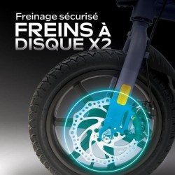 Draisienne électrique - URBANGLIDE - BIKE 140 BLUE - 36V - 350W - Pne