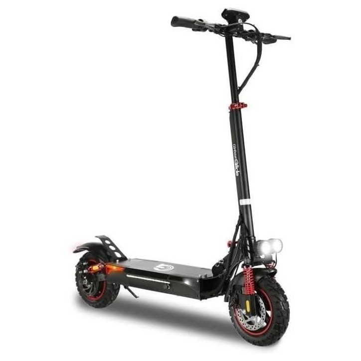 Trottinette électrique tout terrain pliable ECROSS PRO LITE 2- URBANGLIDE - 10 - 48V - 800W - Auto 40KM Feu stop + clignotants