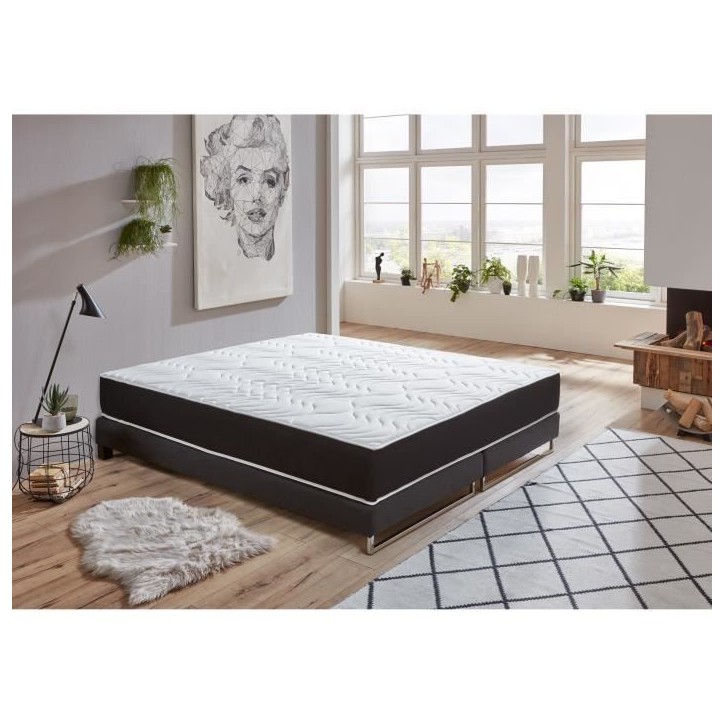 DORMIPUR Matelas 180x200 - Mousse mémoire de forme - 22 cm - Ferme - V1080