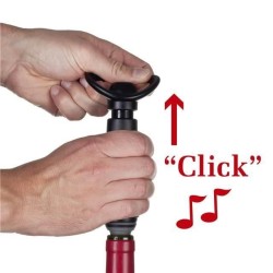 VACUVIN 101770 - Coffret Vacuvin Pompe Concerto + 3 bouchons + 1 anti-