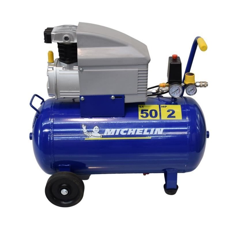 Compresseur d'air - MICHELIN - MB50 - 50L - 2 CV 230V Compresseur d'air - MICHELIN - MB50 - 50L - 2 CV 230V